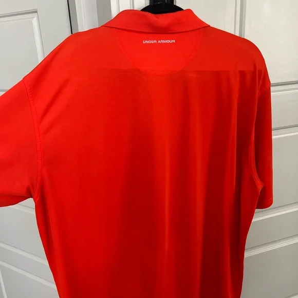 Under Armour Orange Auburn Polo - Picture 2 of 7